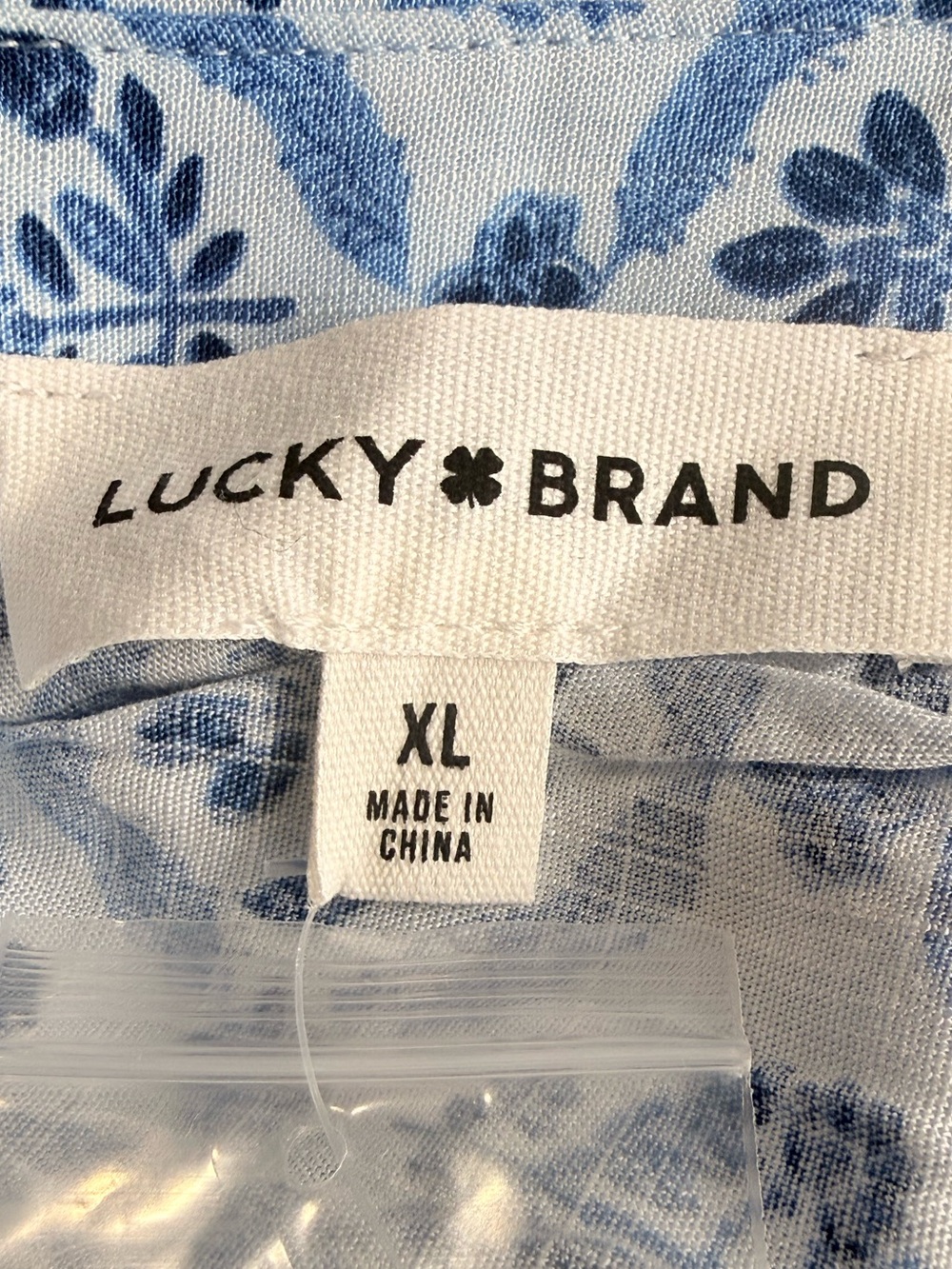 LUCKY BRAND Flutter Sleeve Button Front Floral Dress XL NWT - Picture 5 of 8